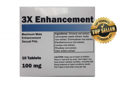 3X Enhancement - Erectile Disfunction Male Pills 10 pills