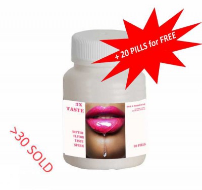 3X Taste - Better Flover Tasting Sperm Semen Ejaculation 100 pills