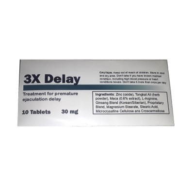 3X Dalay - Premature Ejaculation Delay Pills Longer Lasting Sex 10 pills 30 mg