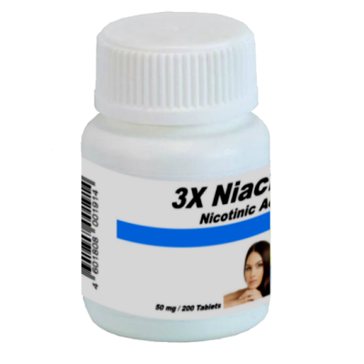 Nicotinic acid for hair growth 3X Niacin