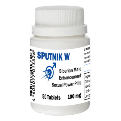 Sputnik W Sibirian Male Enhancement Sexual Power Pills 50 Tablets 100mg